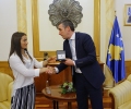 Kryetari Veseli priti në takim xhudistet Majlinda Kelmendi dhe Nora Gjakova