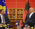 Kryeparlamentari Veseli takoi kryeministrin e Shqipërisë, Edi Rama