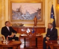 Kryekuvendari Krasniqi  priti ambasadorin jorezident në Kosovë, z. Harri Sallmi